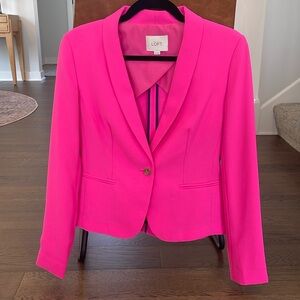Ann Taylor Loft Bright Pink Blazer Jacket Size XS
